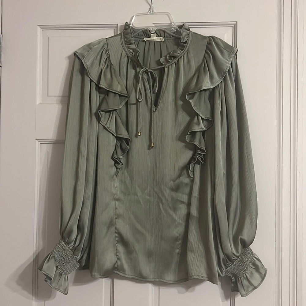 Ladies blouse, small, green